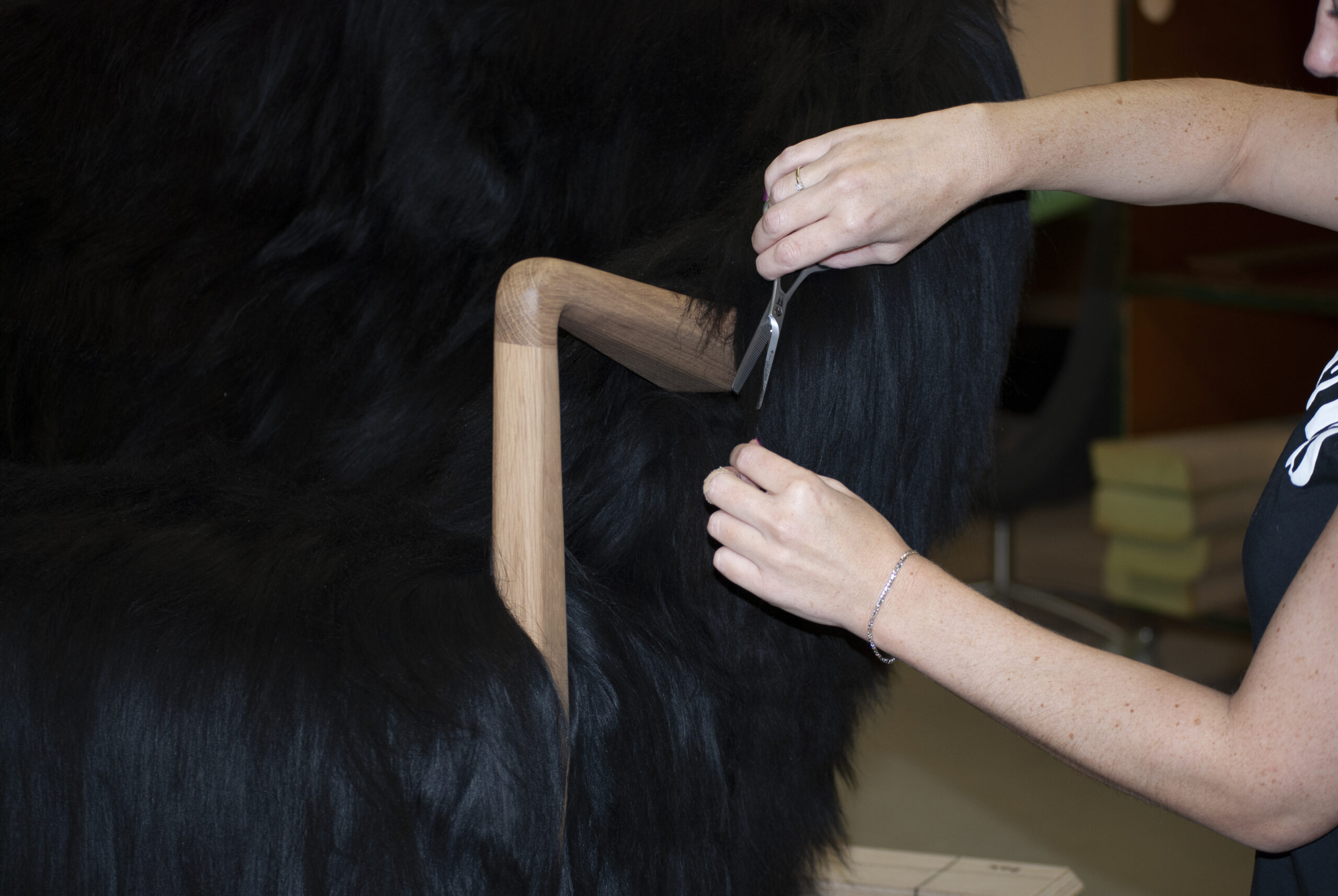 Fluffy lounge chair - Hairdressing Fluffy lounge chair - Hairdressing