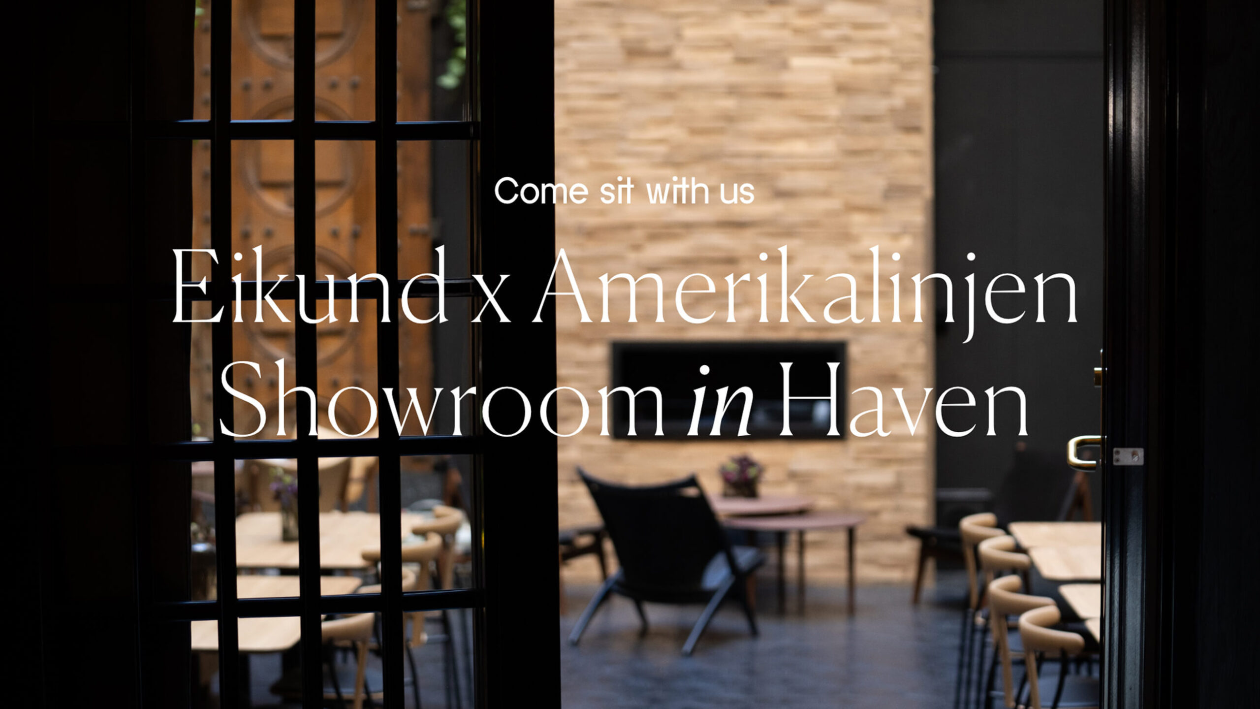 Press release – Welcome to our new Showroom in Haven at Amerikalinjen in Oslo